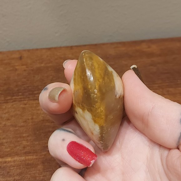 🔥 Sale 🔥 Red Banded Calcite Puffer Heart - Final Price - Picture 9 of 14